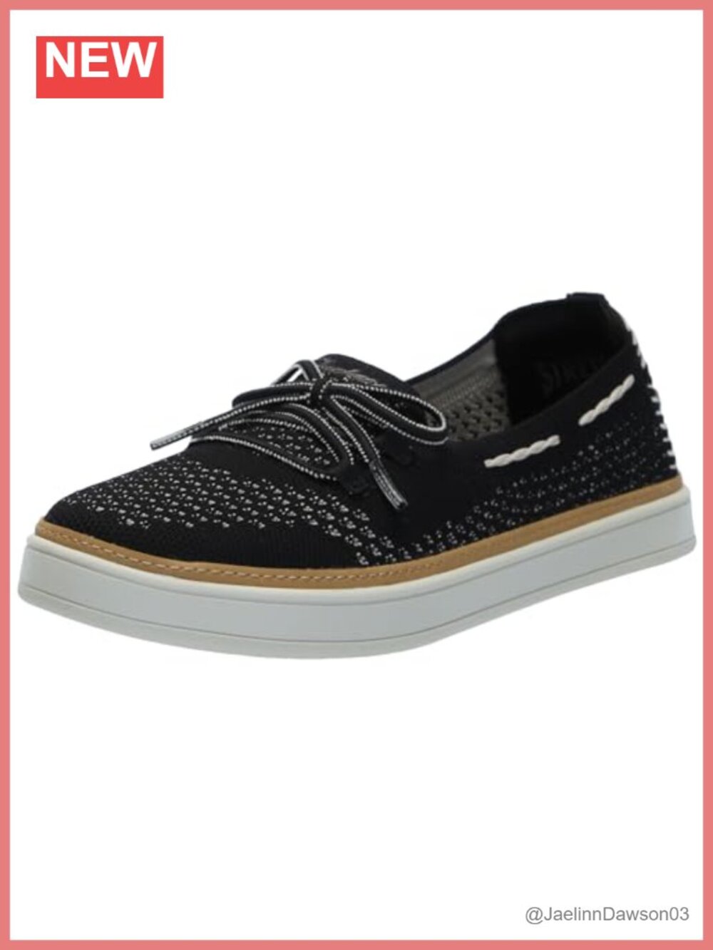 Women's Slip-On Shoes with Memory Foam Insole, Knit Upper, Machine Washable